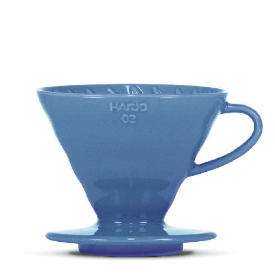 Blauer Handfilter Hario V60